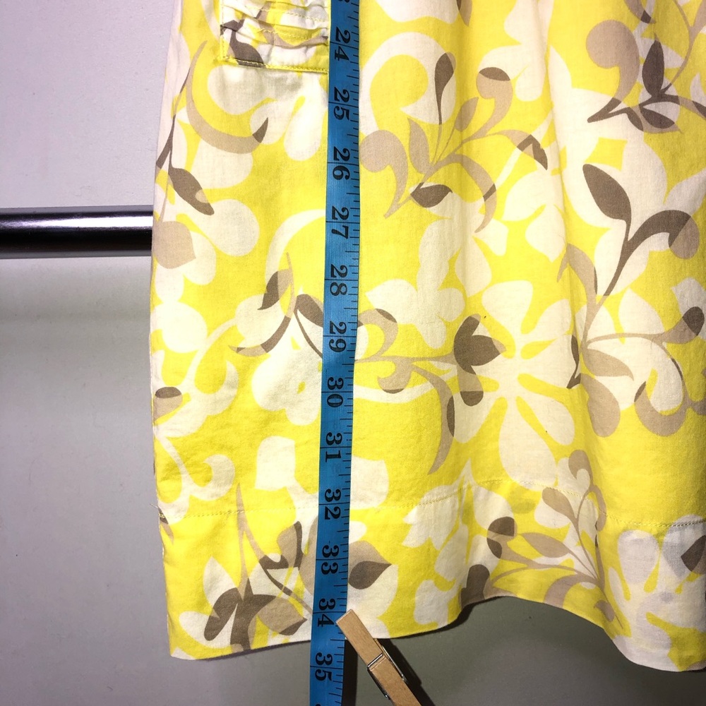 Old Navy Yellow Floral Ruffle Mini XS Dress - Picture 5 of 16